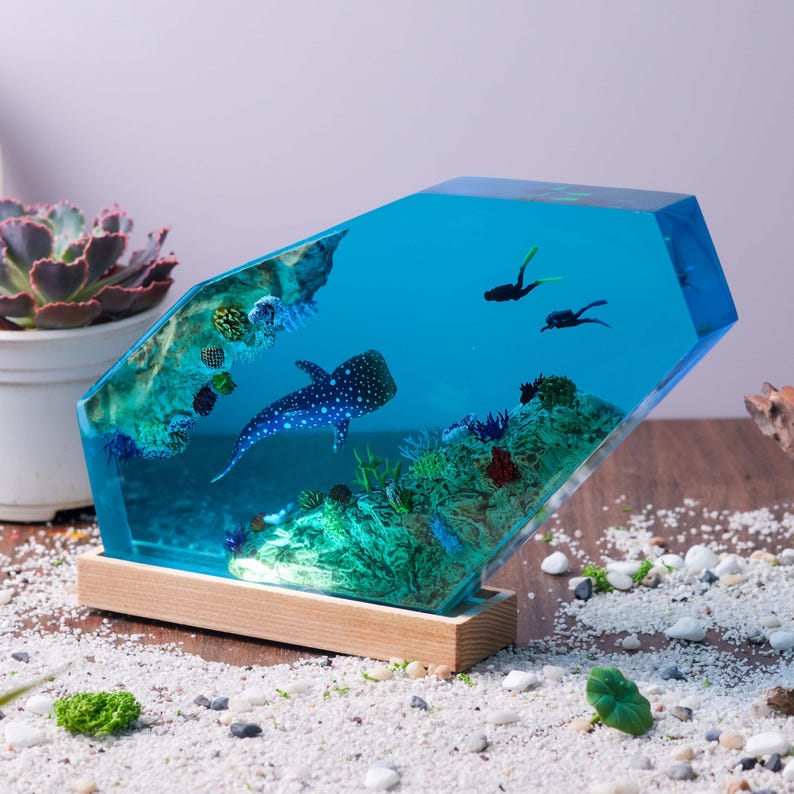 Ocean Resin Lamps – Whale Shark Resin Lamp