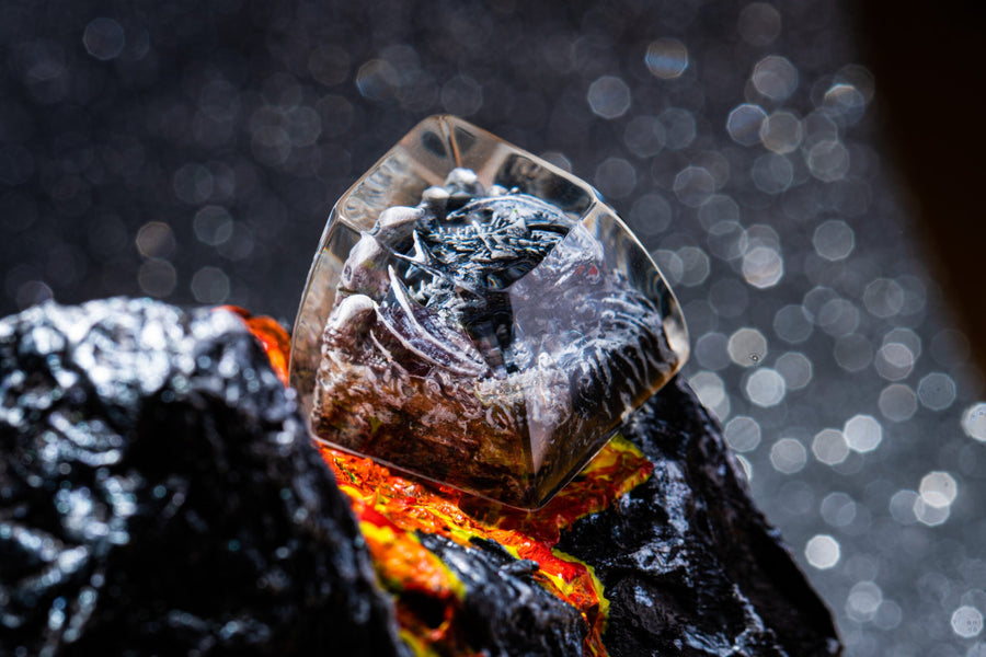 Dragon Keycaps – Custom Fire Dragon Artisan Keycap
