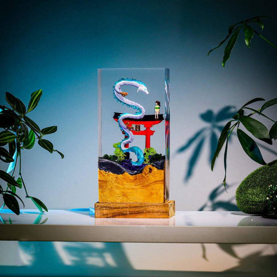 Torii Gate Lamps – Chihiro and Haku Spirited Away Resin Lamp