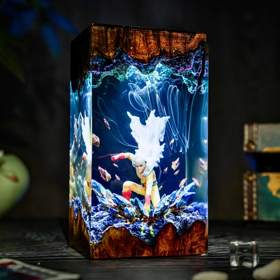 One Punch Man Lamps – Saitama Punch One Punch Man Resin Lamp