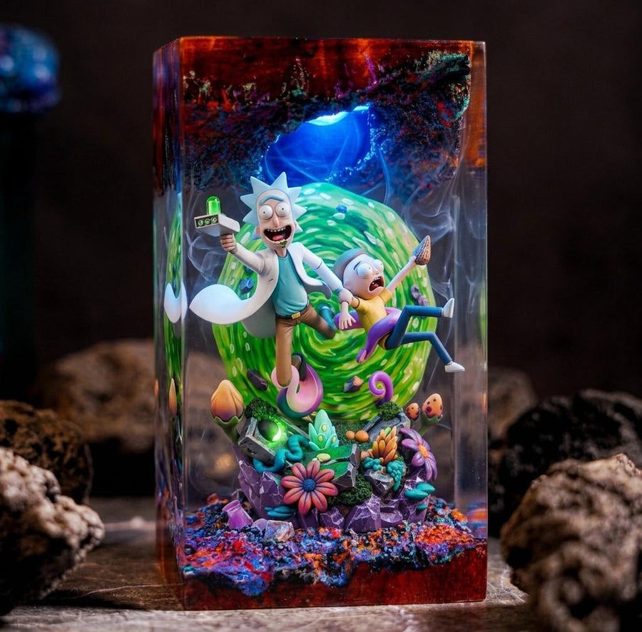 Movie Lamps – Rick and Morty Resin Lamp