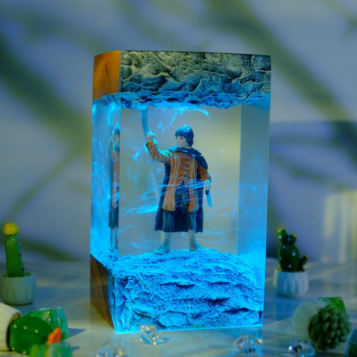 Hobbit Lord of the Rings Resin Lamp