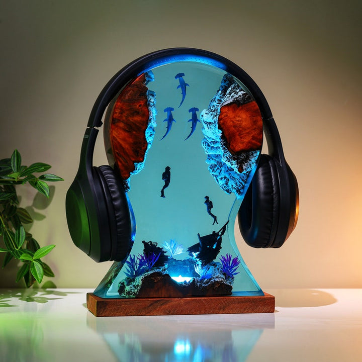 Hammerhead Shark Headphone Stand