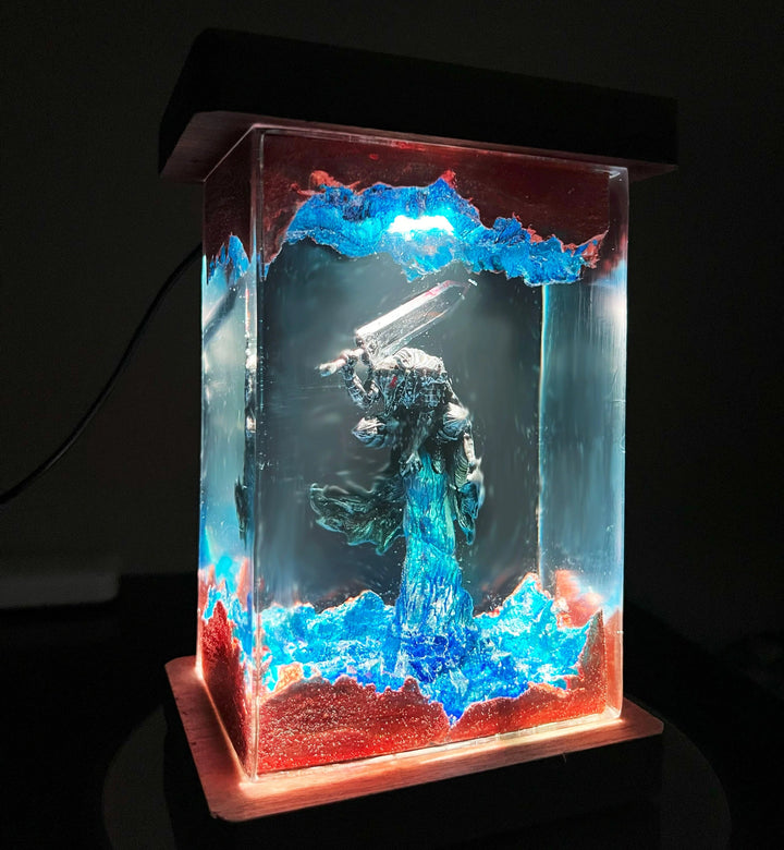 Abysswalker Artorias Dark Souls Resin Lamp