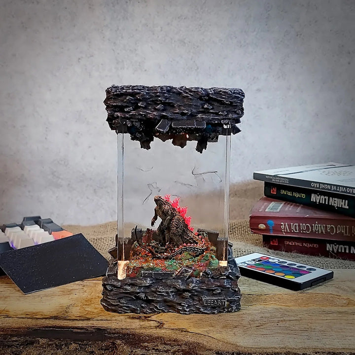 Godzilla Rocky Ruins Elite Resin Lamp