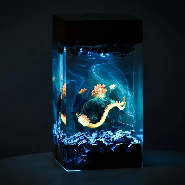 Shadow and Flame Balrog Lord of the Rings Resin Lamp