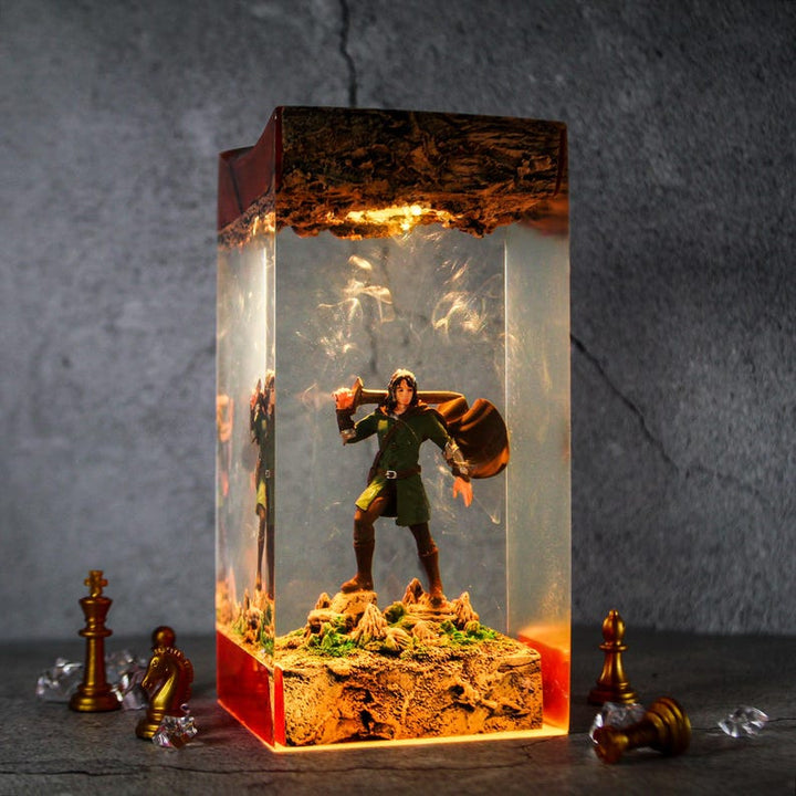 Aragorn Ranger Lord of the Rings Resin Lamp