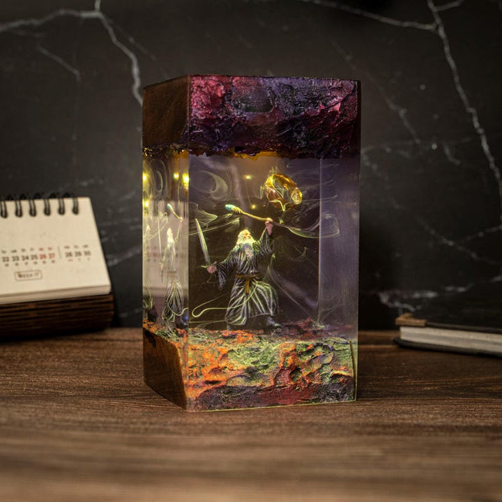 Gandalf the Grey Wizard Lord of the Rings Resin Lamp