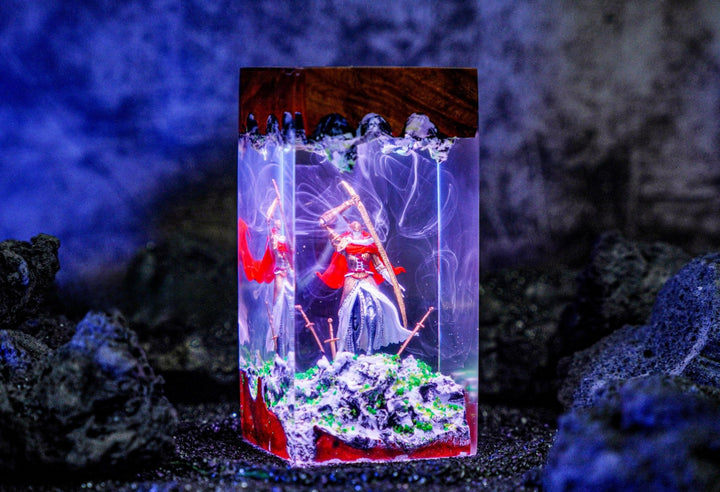 Malenia, Blade of Miquella Elden Ring Resin Lamp