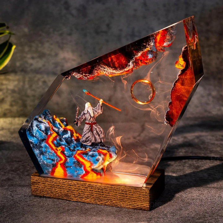 Gandalf Lord of the Rings Resin Lamp