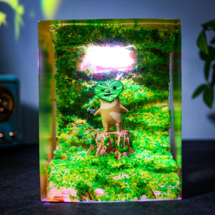 Korok Mossy Forest Zelda Resin Lamp