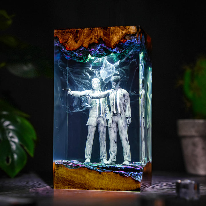 Vincent Vega & Jules Winnfield Pulp Fiction Resin Lamp