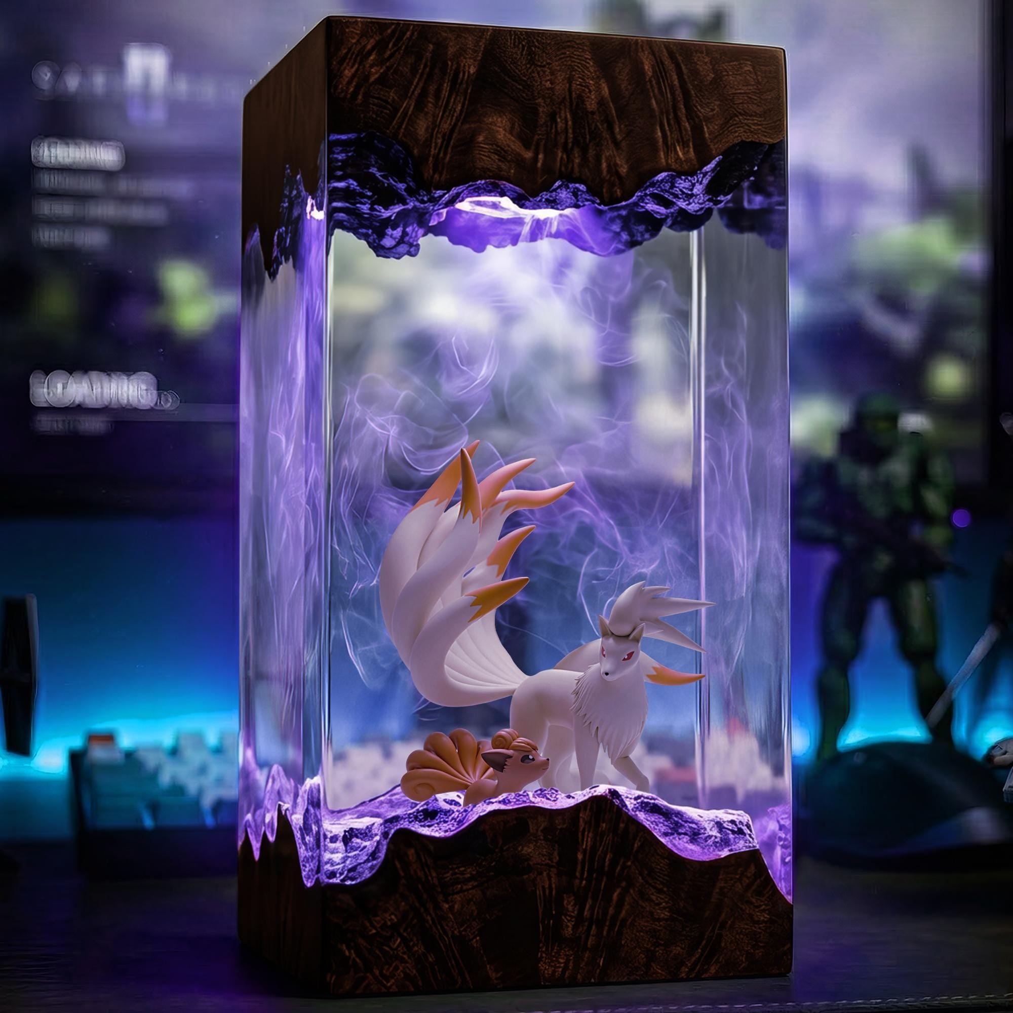 Ninetales Pokemon Resin Lamp – Luxdesin