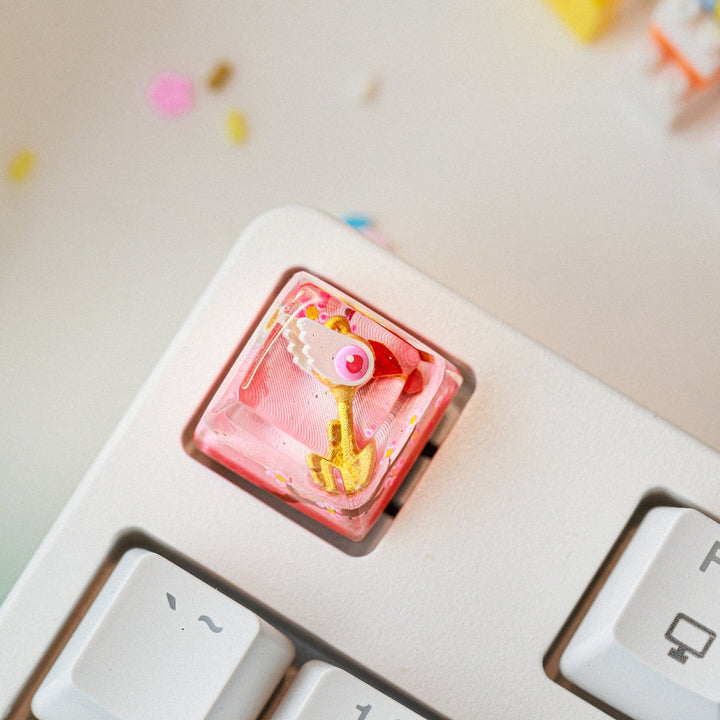 Cardcaptor Sakura Key Rose Pink Artisan Keycap