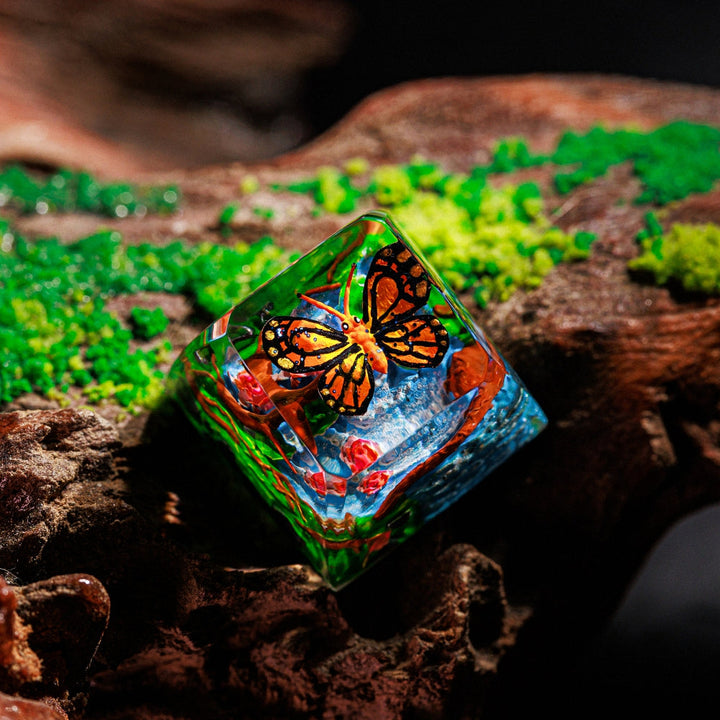 Monarch Butterfly Artisan Keycap