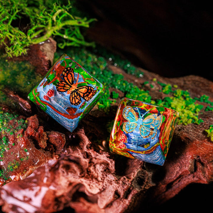 Butterfly Artisan Keycap Set of 2