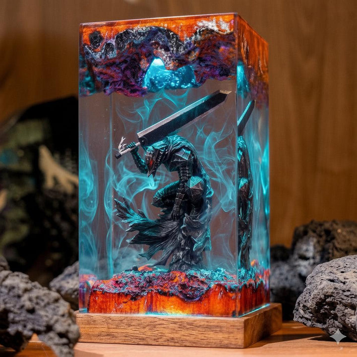Guts Berserker Armor Resin Lamp