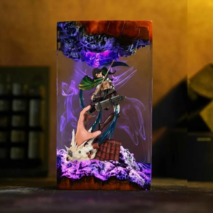 Levi Ackerman Titan Hand Attack on Titan Resin Lamp