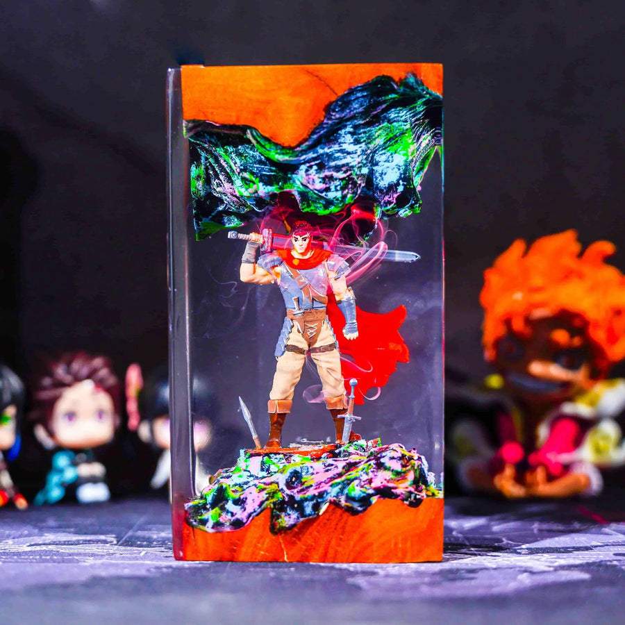 Berserk Lamps – Guts in Armor Berserk Resin Lamp