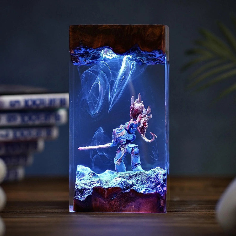 Warhammer 40K Lamps – Captain Titus Warhammer 40K Resin Lamp