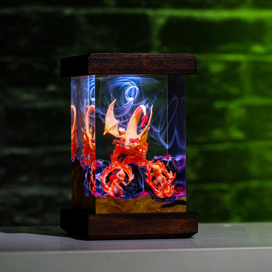 Monster & Kaiju Lamps – Charizard Evolution Pokemon Resin Lamp