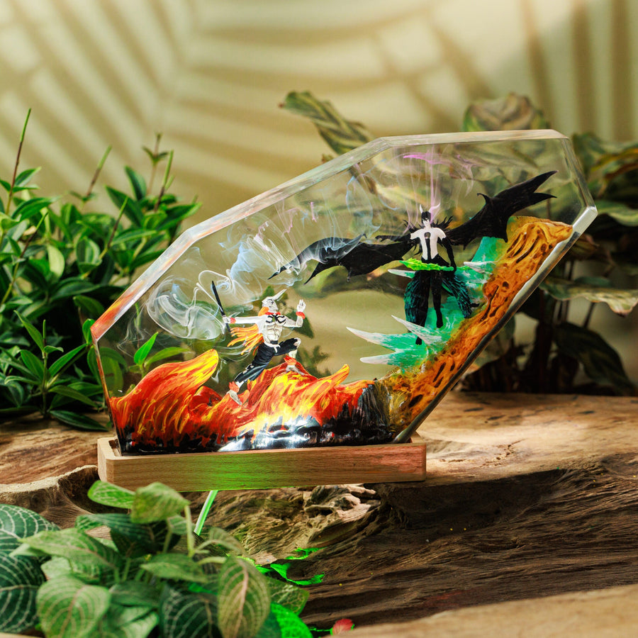Bleach Lamps – Ichigo Kurosaki vs Ulquiorra Bleach Resin Lamp