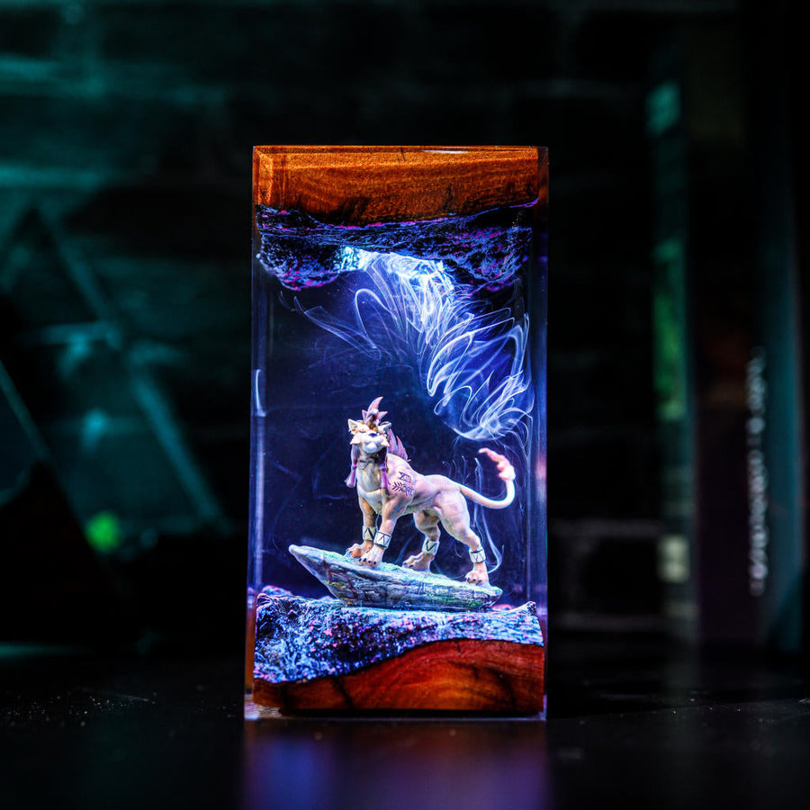 Final Fantasy Lamps – Red XIII Final Fantasy VII Resin Lamp