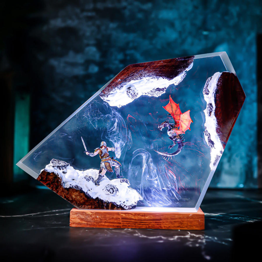 New Arrivals – Skyrim Dragon Combat Resin Lamp