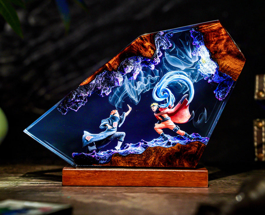 Naruto Lamps – Naruto Shippuden vs Pain Akatsuki Resin Lamp