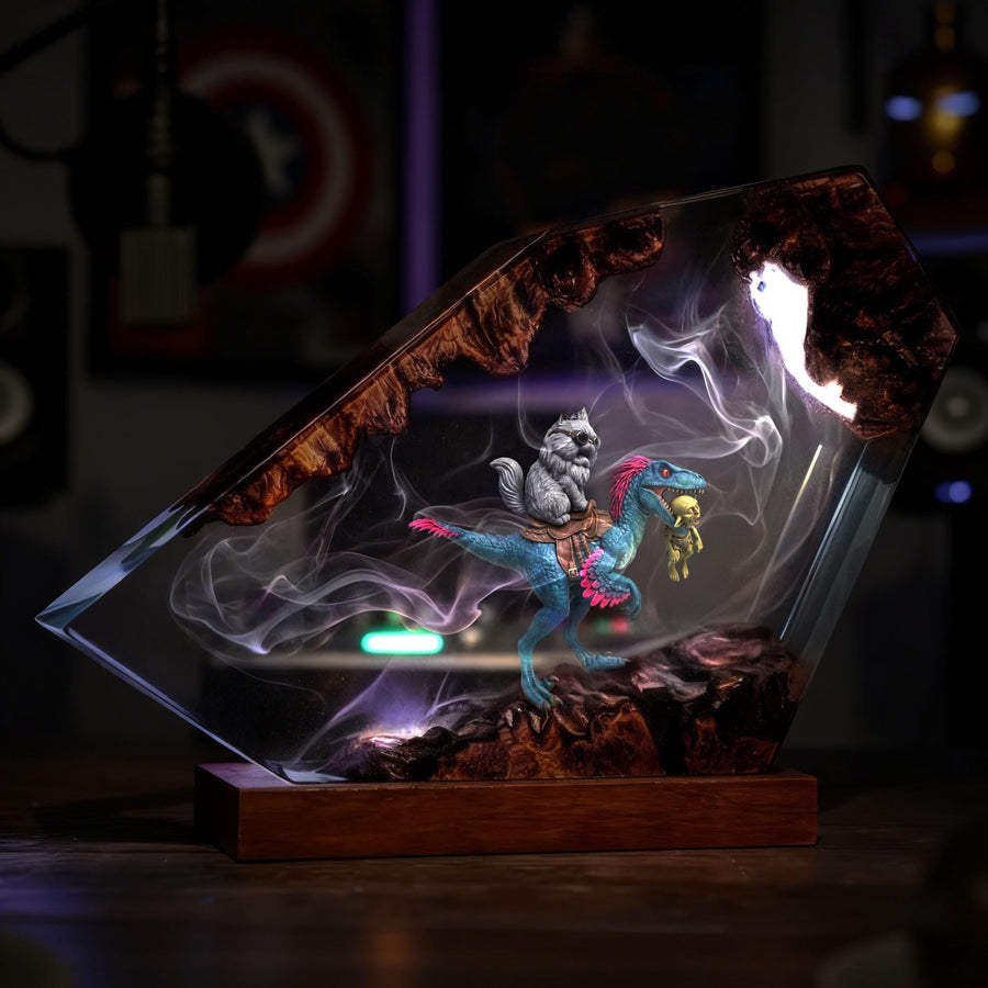 Dungeon Crawler Carl Merch & Resin Lamps – Princess Donut & Mongo Dungeon Crawler Carl Resin Lamp
