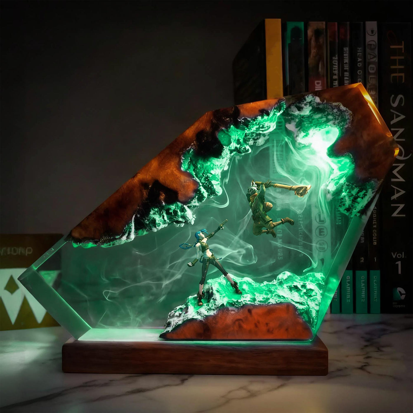 Jinx Vs Ekko Arcane Resin Lamp – Luxdesin