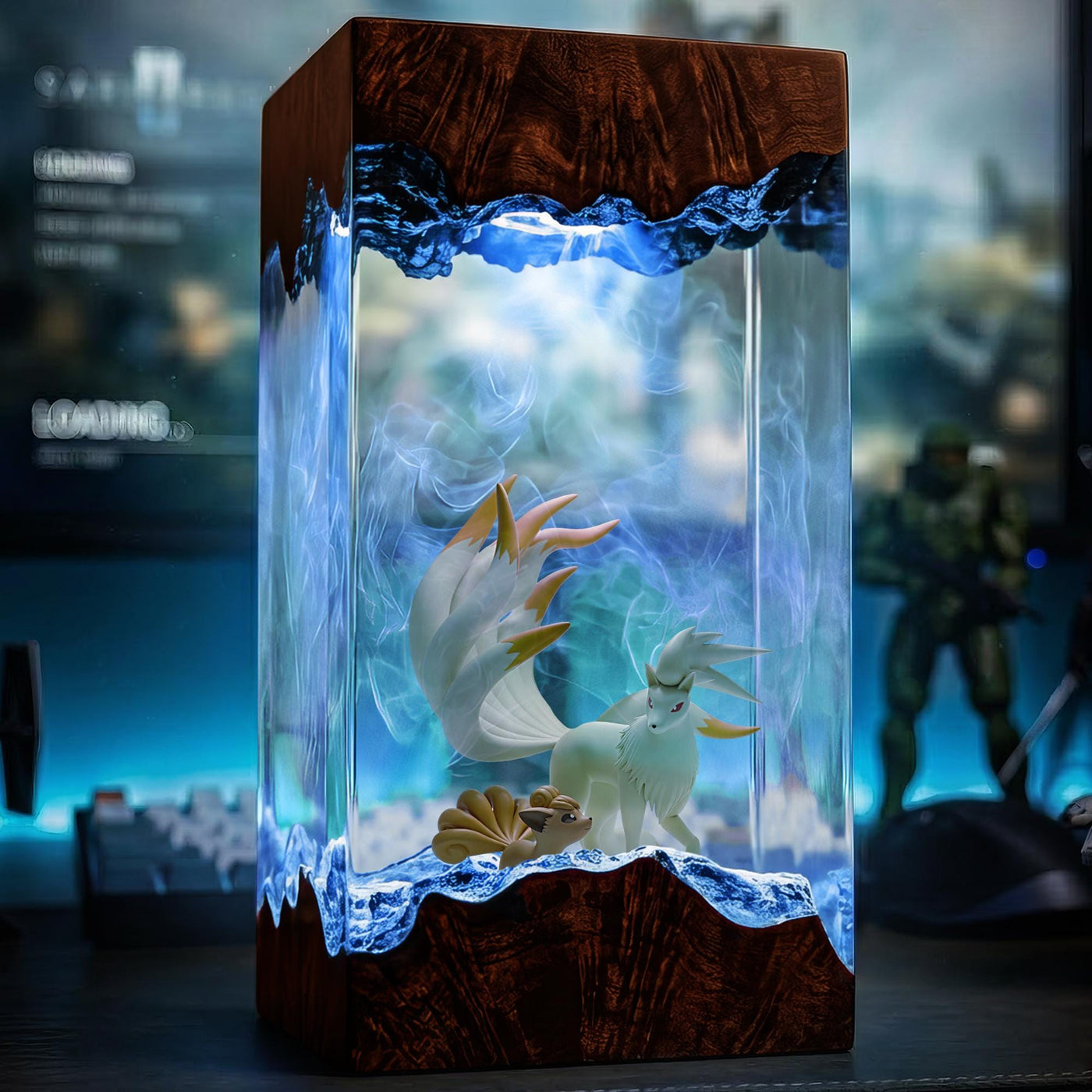 ラッキー Lstyle PERFECT セット Ninetales Pokemon Resin Lamp – Luxdesin