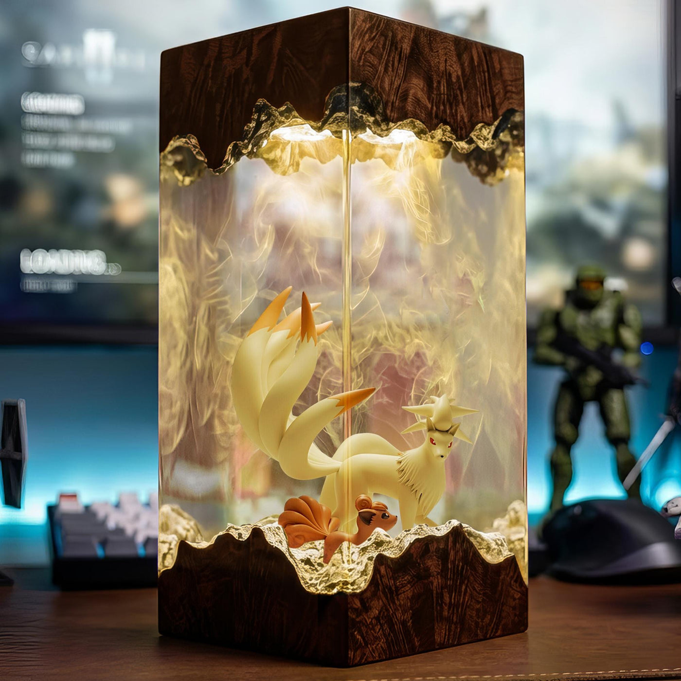 Ninetales Pokemon Resin Lamp – Luxdesin