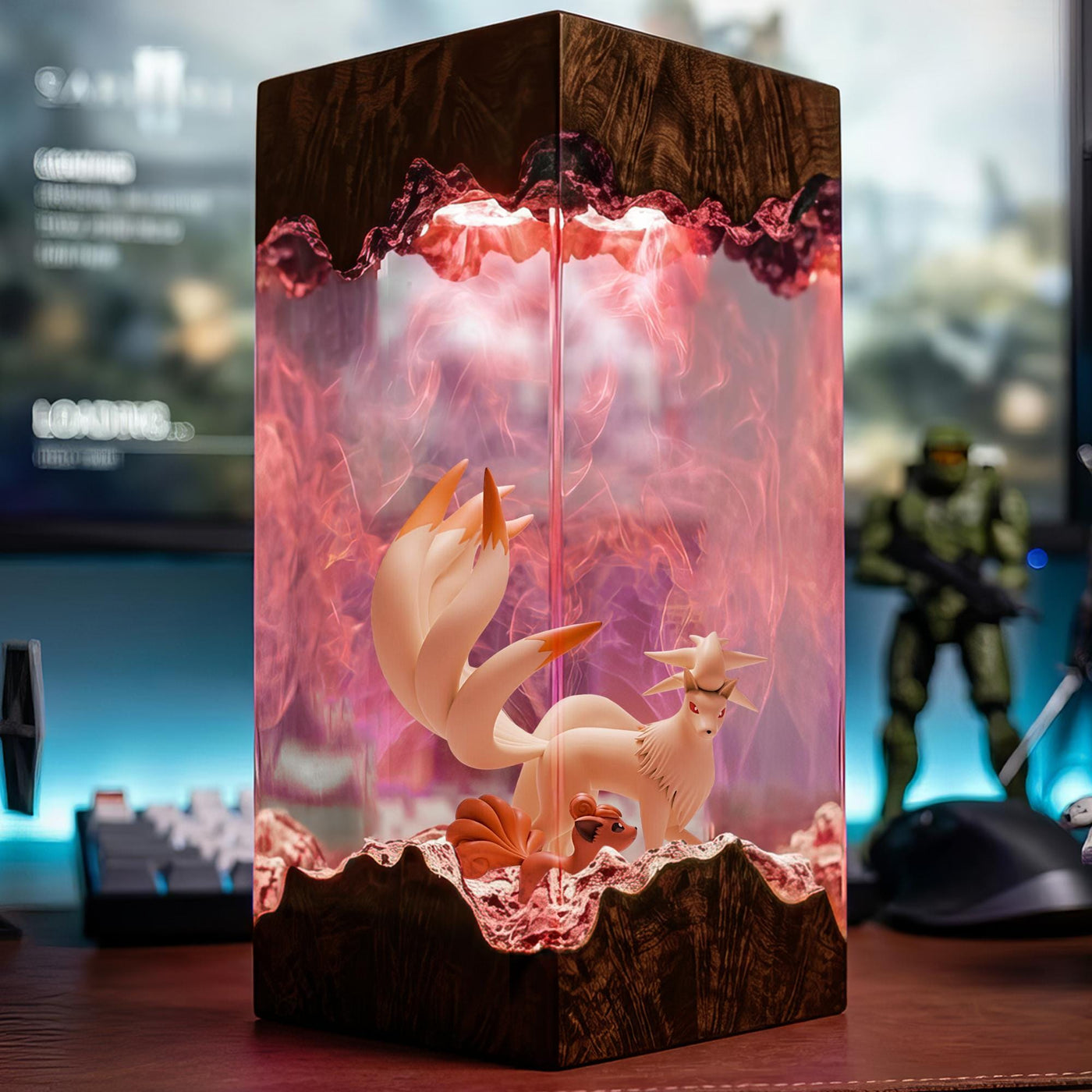 Ninetales Pokemon Resin Lamp – Luxdesin